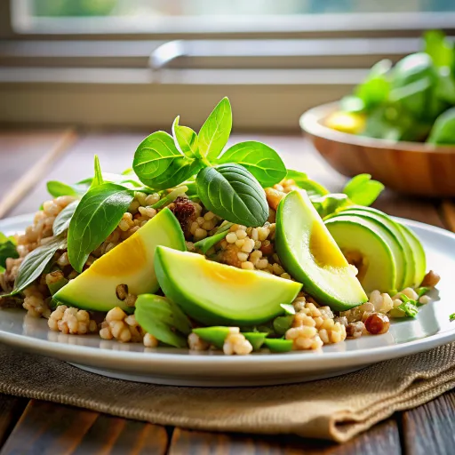 Avokadolu Buğday Salatası